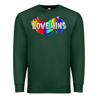 Sports Green love wins pride lgbtq Premium Sweatshirt - AdoDesignShop