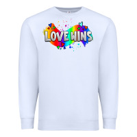 White love wins pride lgbtq Premium Sweatshirt - AdoDesignShop