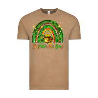 Vintage Coffee St. Patrick's Day rainbow Vintage Tee - HowdyJamesFarm