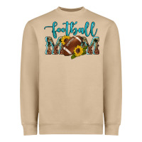Mushroom western leopard camouflage sunflowers  glitter mom football Heavyweight Sweatshirt - Artiststas