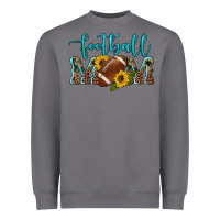 Storm western leopard camouflage sunflowers  glitter mom football Heavyweight Sweatshirt - Artiststas