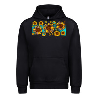 Black leopard sunflower gemstone Urban Hoodie - JahusDesignShop