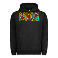Pigment Black leopard sunflower gemstone Urban Hoodie - JahusDesignShop