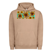 Pigment Burro leopard sunflower gemstone Urban Hoodie - JahusDesignShop