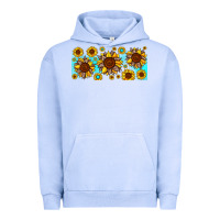 Pigment Grape Ice leopard sunflower gemstone Urban Hoodie - JahusDesignShop