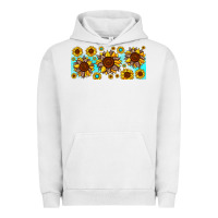 Pigment Lunar Rock leopard sunflower gemstone Urban Hoodie - JahusDesignShop