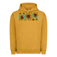 Pigment Peanut Butter leopard sunflower gemstone Urban Hoodie - JahusDesignShop