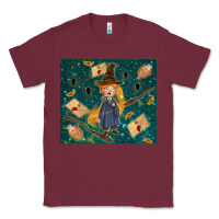 Burgundy wizard boy with mouse Classic Tee - TumblerDesignByShophia