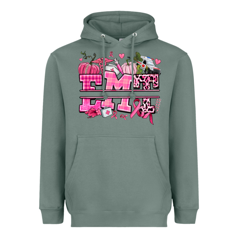 Emt Cancer And Fall Heavyweight Hoodie by AdoDesignShop | Teevron
