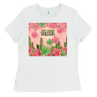 White not today succa tumbler Ladies Tee - TumblerDesignByShophia