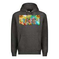Charcoal Heather Best Teacher Ever Premium Hoodie - CowhideDigitalArt