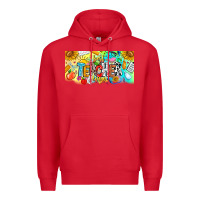 Red Best Teacher Ever Premium Hoodie - CowhideDigitalArt
