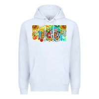 White Best Teacher Ever Premium Hoodie - CowhideDigitalArt
