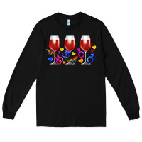 Black pride wine cups Long Sleeve Tee - FaDigitalArtStudio