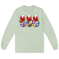 Matcha pride wine cups Long Sleeve Tee - FaDigitalArtStudio