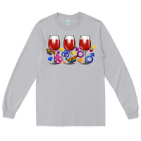 Moon Dust pride wine cups Long Sleeve Tee - FaDigitalArtStudio