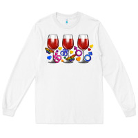 White pride wine cups Long Sleeve Tee - FaDigitalArtStudio