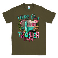 Army Green upper class trailer trash Classic Tee - RanaPortraitStore