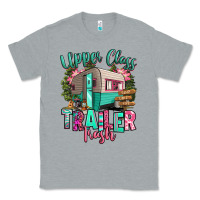 Heather Grey upper class trailer trash Classic Tee - RanaPortraitStore