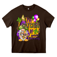 Chocolate Brown I'm catching if you're throwing Heavy Core Tee - NancyCooperArtShop