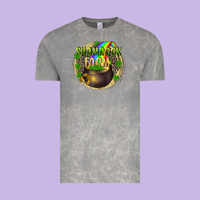 Shamrock Farm Vintage Tee Designed By Cowgirlartshop