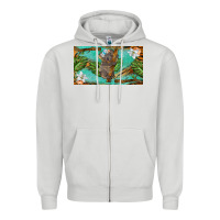 Dove Grey koala cup Zipper Hoodie - BarkalooDesign
