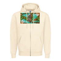 Sandshell koala cup Zipper Hoodie - BarkalooDesign