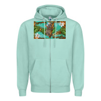 Seafoam koala cup Zipper Hoodie - BarkalooDesign