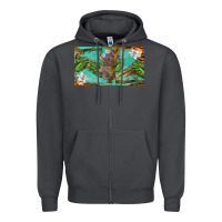 Smoke koala cup Zipper Hoodie - BarkalooDesign