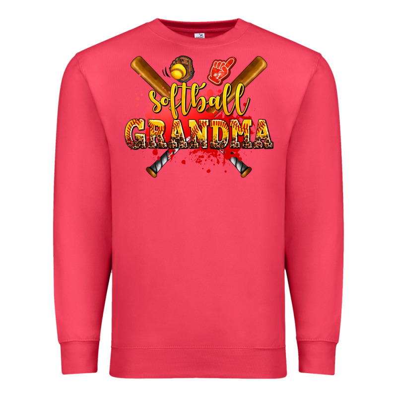 Softball Grandma Premium Sweatshirt by AdoDesignShop | Teevron