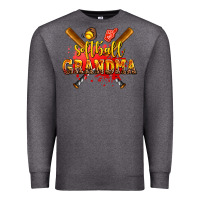 Charcoal Heather softball grandma Premium Sweatshirt - AdoDesignShop