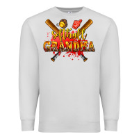 Dove Grey softball grandma Premium Sweatshirt - AdoDesignShop