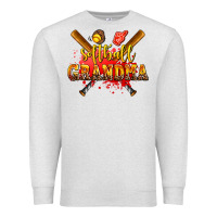 Oatmeal Heather softball grandma Premium Sweatshirt - AdoDesignShop