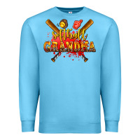 Ocean Blue softball grandma Premium Sweatshirt - AdoDesignShop