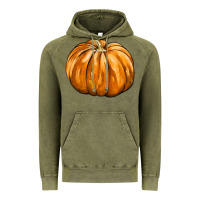 Vintage Olive Pumpkin Vintage Hoodie - FaDigitalArtStudio