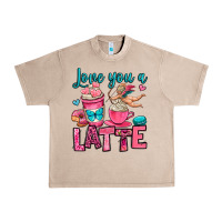 French Oak love you a latte Urban Heavy Tee - OliviaCreatesArt