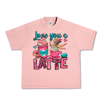 Salmon love you a latte Urban Heavy Tee - OliviaCreatesArt