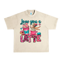 Sandshell love you a latte Urban Heavy Tee - OliviaCreatesArt