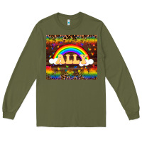Army Green Ally Long Sleeve Tee - FaDigitalArtStudio