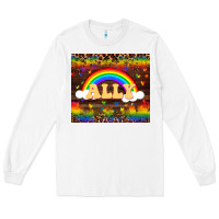 White Ally Long Sleeve Tee - FaDigitalArtStudio