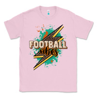 Bubblegum Pink Football Vibes Classic Tee - HowdyJamesFarm