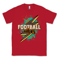 Red Football Vibes Classic Tee - HowdyJamesFarm