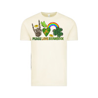 Vintage Arctic Peace Love Shamrock  St. Patrick's Day Vintage Tee - CowGirlArtShop