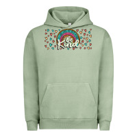 Pigment Oil Green be kind Urban Hoodie - JahusDesignShop