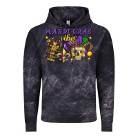 Cloud Black Mardi Gras vibes skull Vintage Hoodie - FaDigitalArtStudio