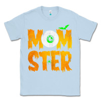 Dusty Blue womens momster tshirt halloween scary costume mom t shirt Classic Tee - maiPhamDesign
