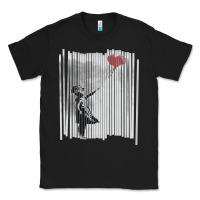 Black banksy balloon girl cute Classic Tee - maiPhamDesign