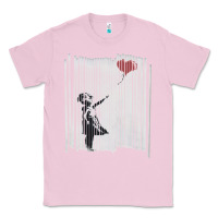 Bubblegum Pink banksy balloon girl cute Classic Tee - maiPhamDesign
