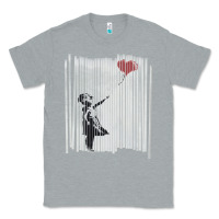 Heather Grey banksy balloon girl cute Classic Tee - maiPhamDesign