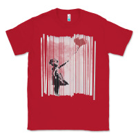 Red banksy balloon girl cute Classic Tee - maiPhamDesign